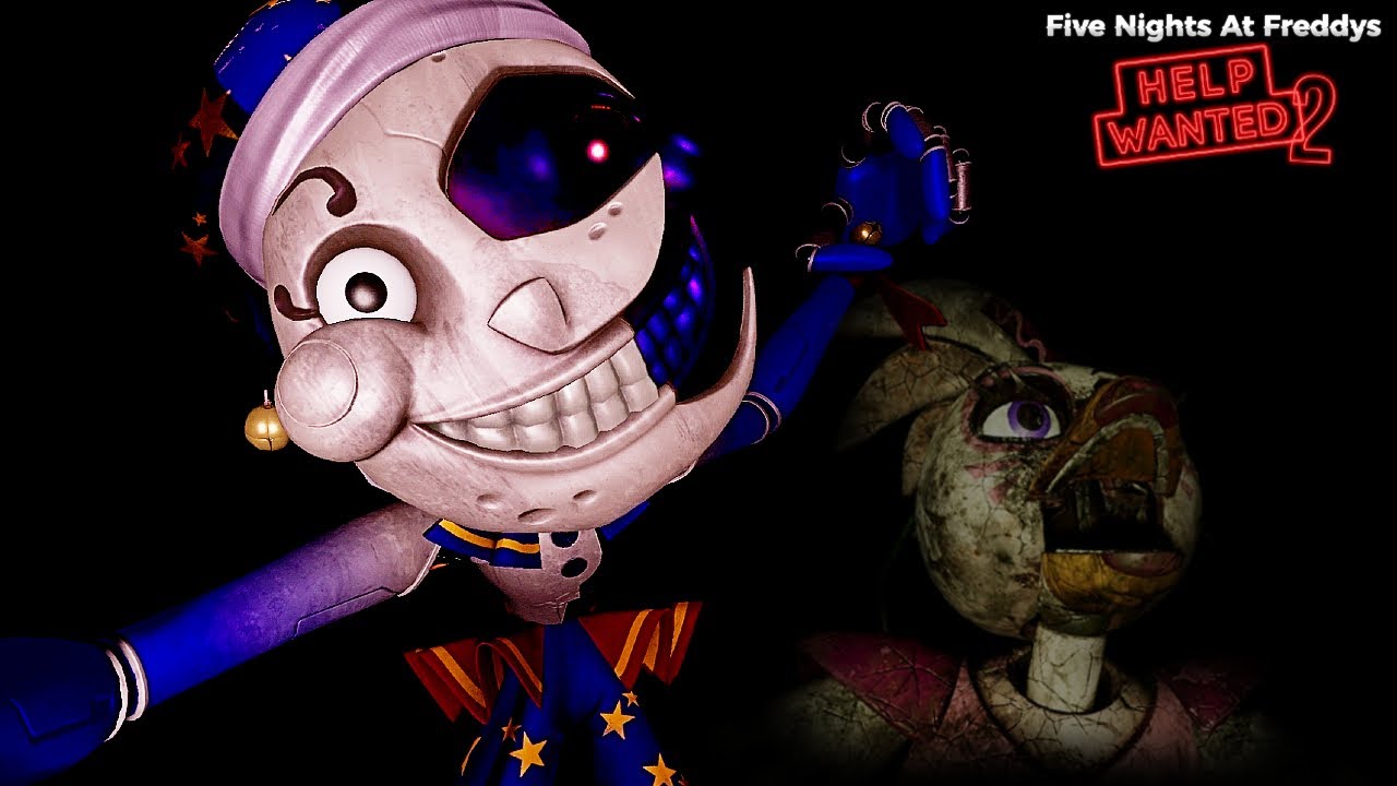MOON WON'T LEAVE ME ALONE Playing FNAF Help Wanted 2 - Part 1