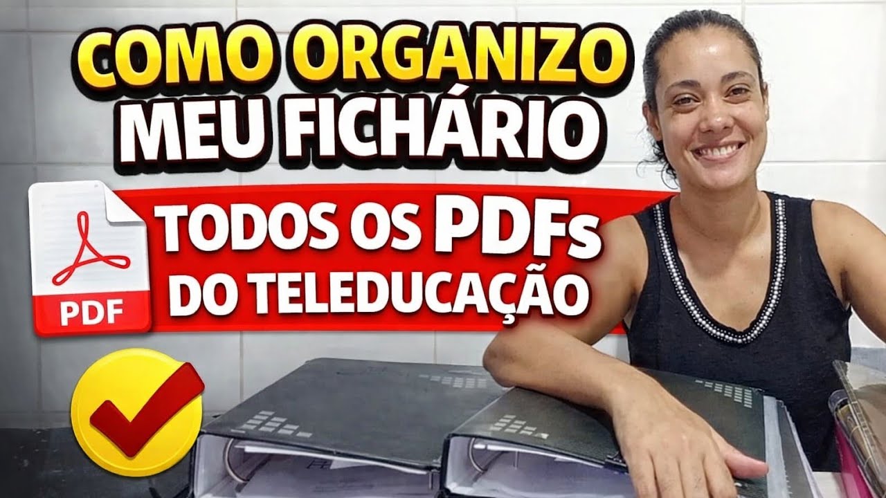 Organização de Estudos 2026 📚 Meu Fichário do Teleducação Completo!