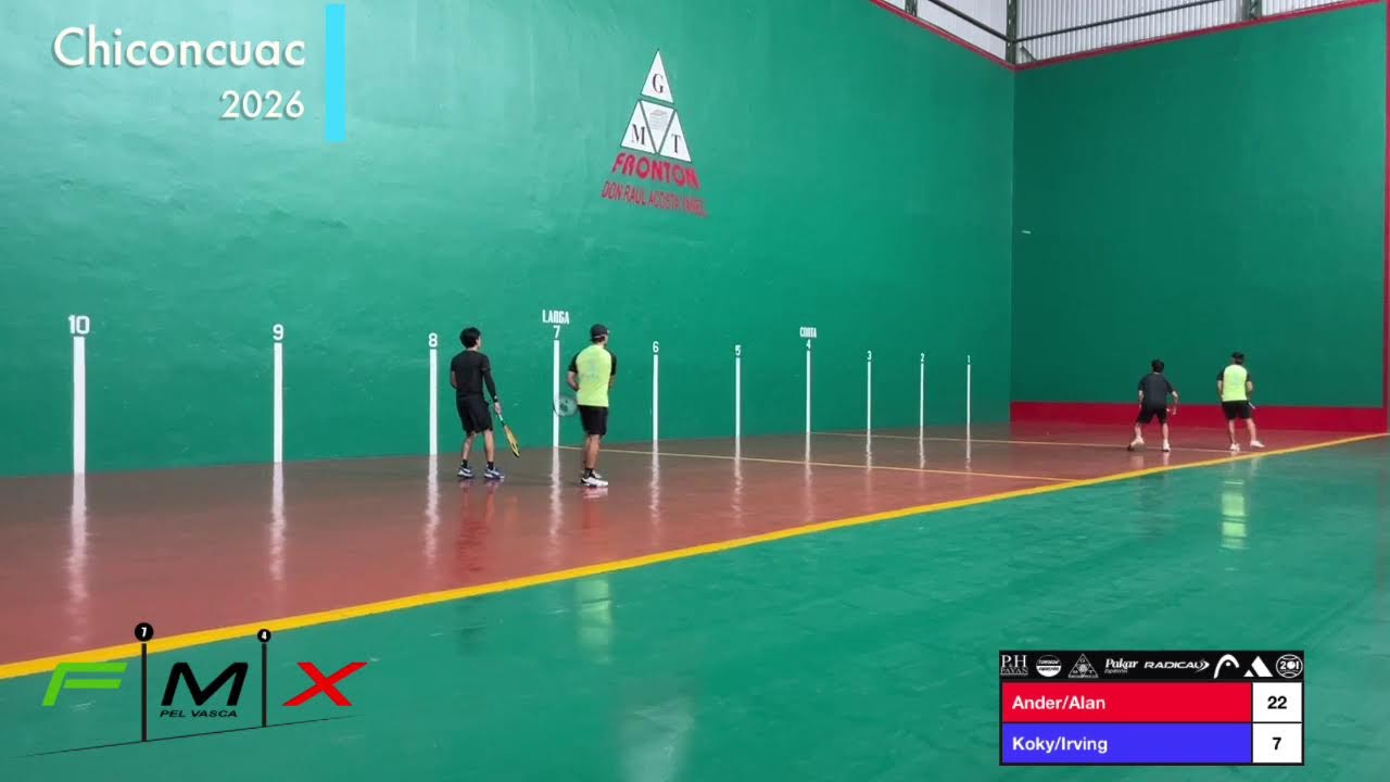 Abierto De Frontenis Frontón Acosta 2026 Ander/Alan VS Koky/Irving