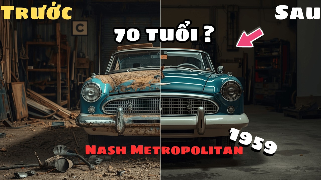Phục chế chiếc xe cổ gần 70 năm - Nash Metropolitan 1959 ! Trạm phục chế