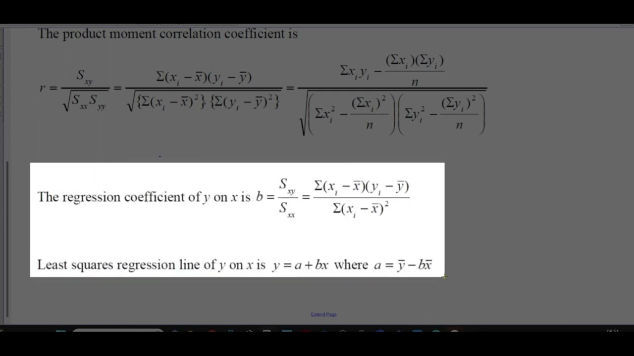 WSTE01 01 Statistics S1 January 2023 IAL, Q6, Correlation & Regression
