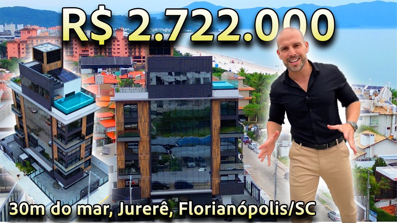 APARTAMENTO MOBILIADO E DECORADO 2 DORMITÓRIOS SENDO 1 SUÍTE, JURERÊ, FLORIANÓPOLIS/SC.