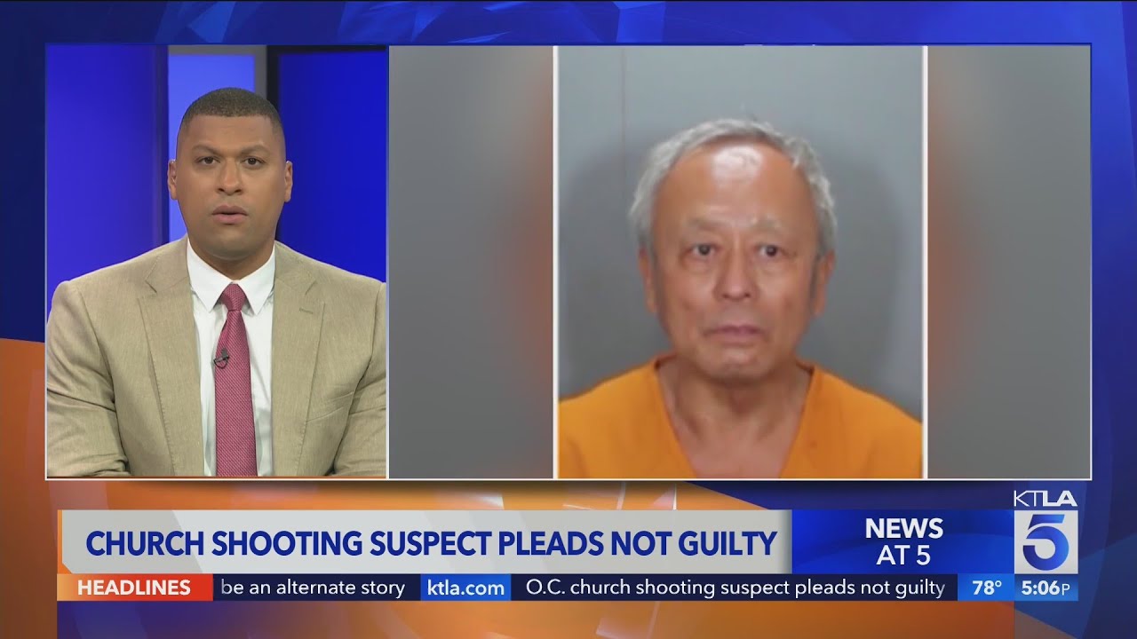 O.C. church shooting suspect pleads not guilty