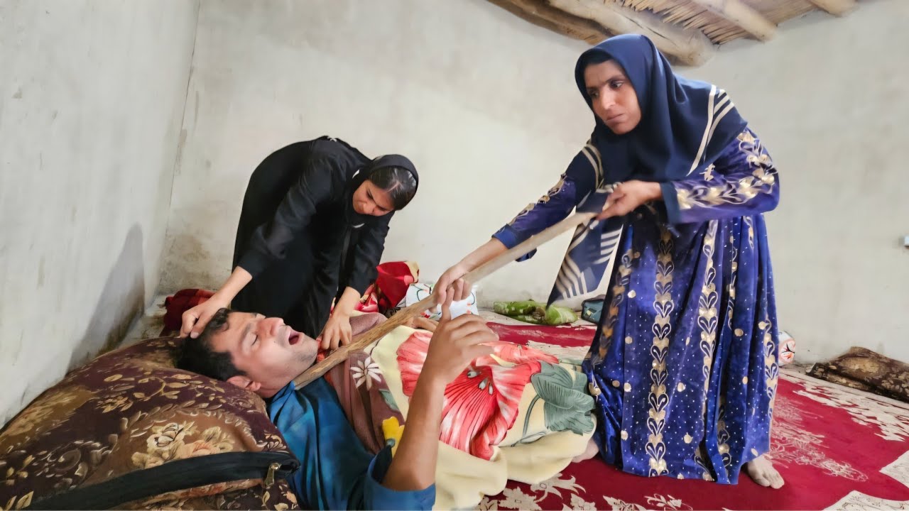 A single mother; 🏔😭The life and problems of a nomadic mother and her children in the village