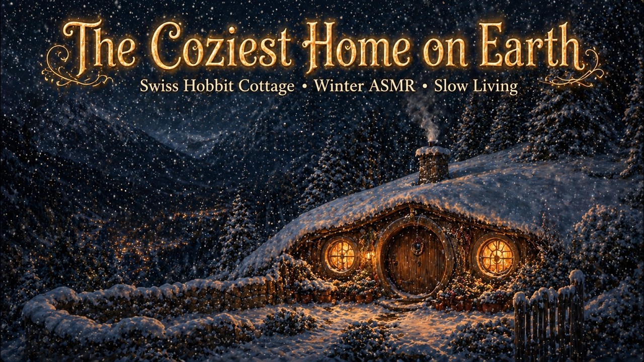 Inside the Coziest Home on Earth &mdash; A Swiss Hobbit Cottage in Winter