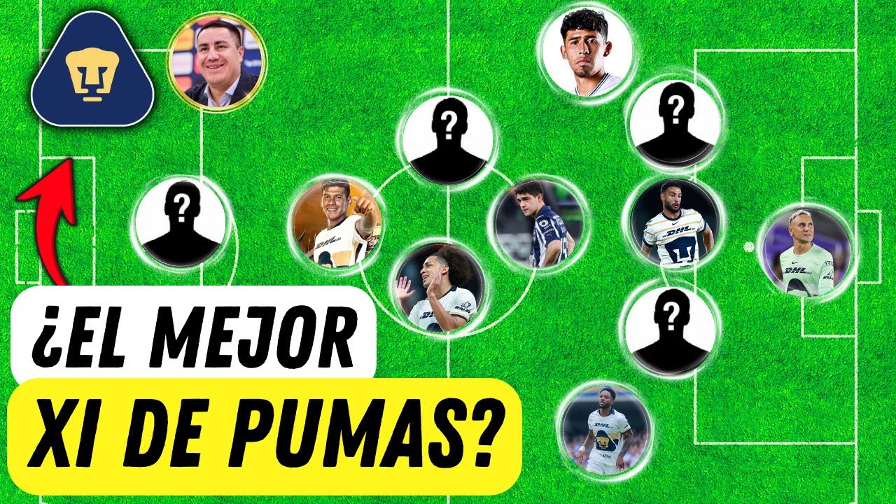 🔥⚽ PUMAS DEBE JUGAR CON DOBLE DELANTERO | EL ONCE QUE PUEDE MARCAR EL TORNEO