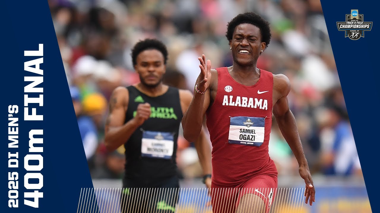 Men's 400m final - 2025 NCAA outdoor track and field championships