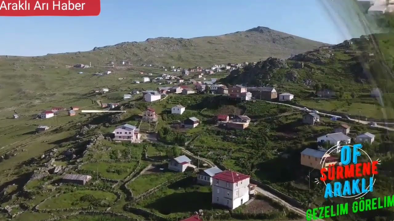 Sürmene Taşlı Yaylası Drone Görüntü
