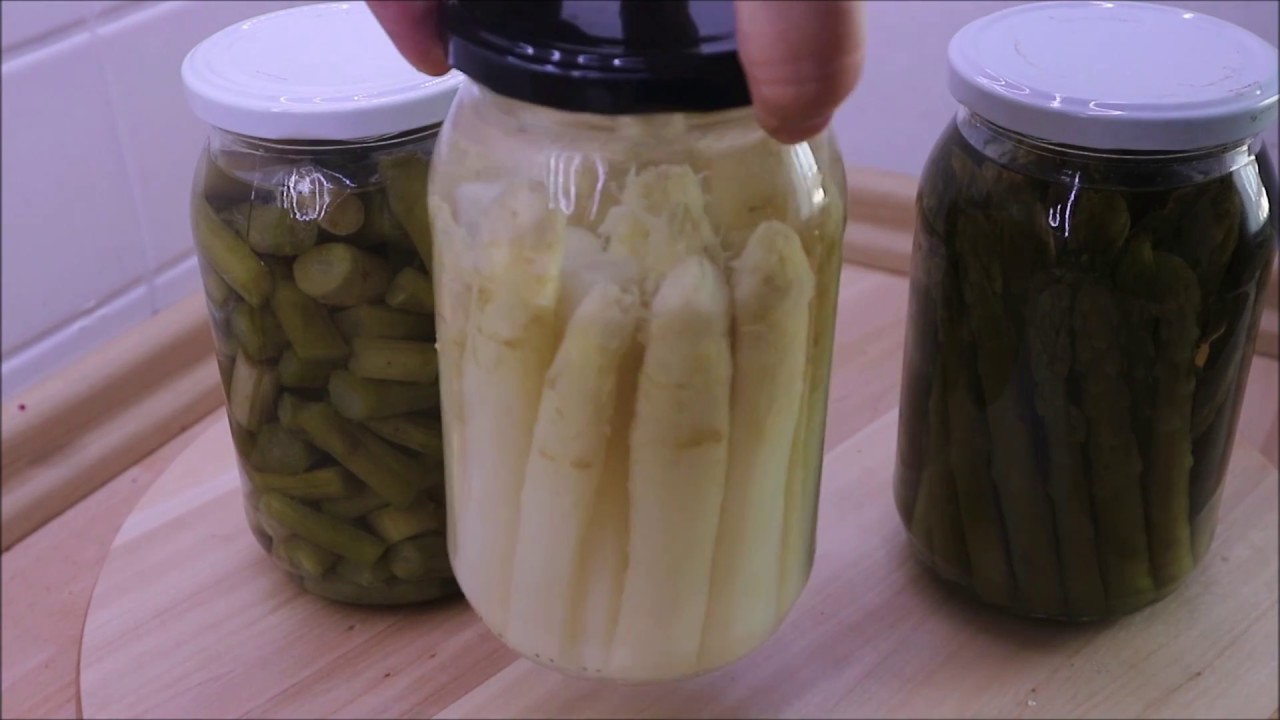 Spargel haltbar machen! Vorrat an Spargel durch Einkochen :)