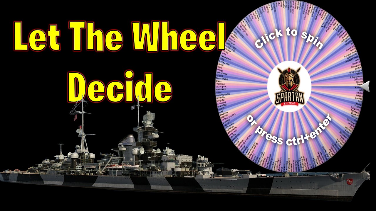 I Let The Wheel Choose My Ship in World of Warships Legends!