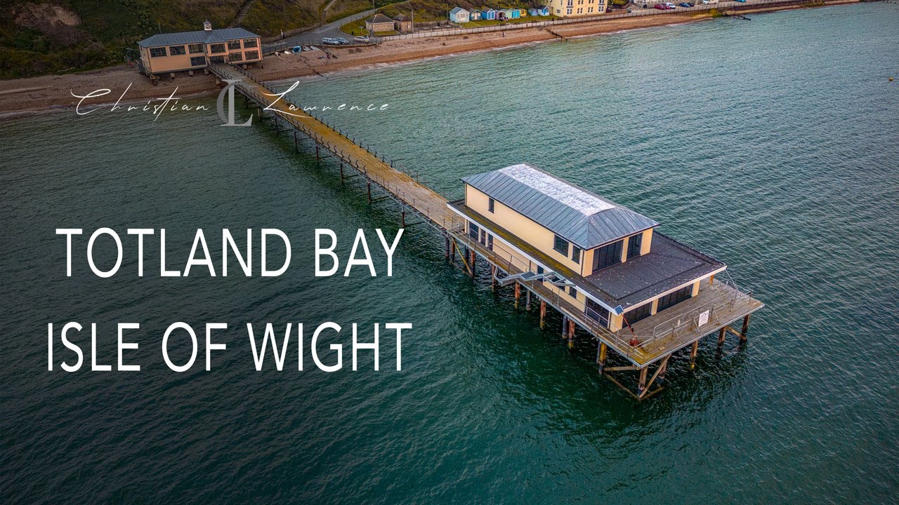 Totland Bay - Isle of Wight - Birds Eye View