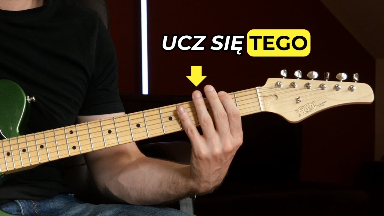 Czego po kolei uczyć się na gitarze elektrycznej ? - Plan na 12 miesięcy