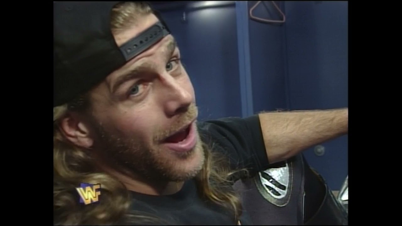 Bret Hart vs Fake Razor Ramon. Vince asks Shawn Michaels about his new Attitude! (WWF)