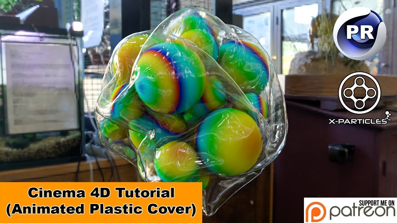 Animated Plastic Cover (Cinema 4D Tutorial)