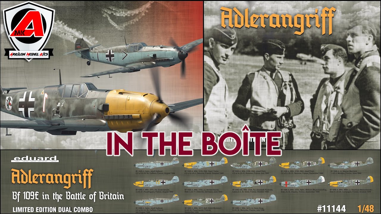 #16 In The Bo&icirc;te : Eduard BF109E Adlerangriff 1/48 (11144)
