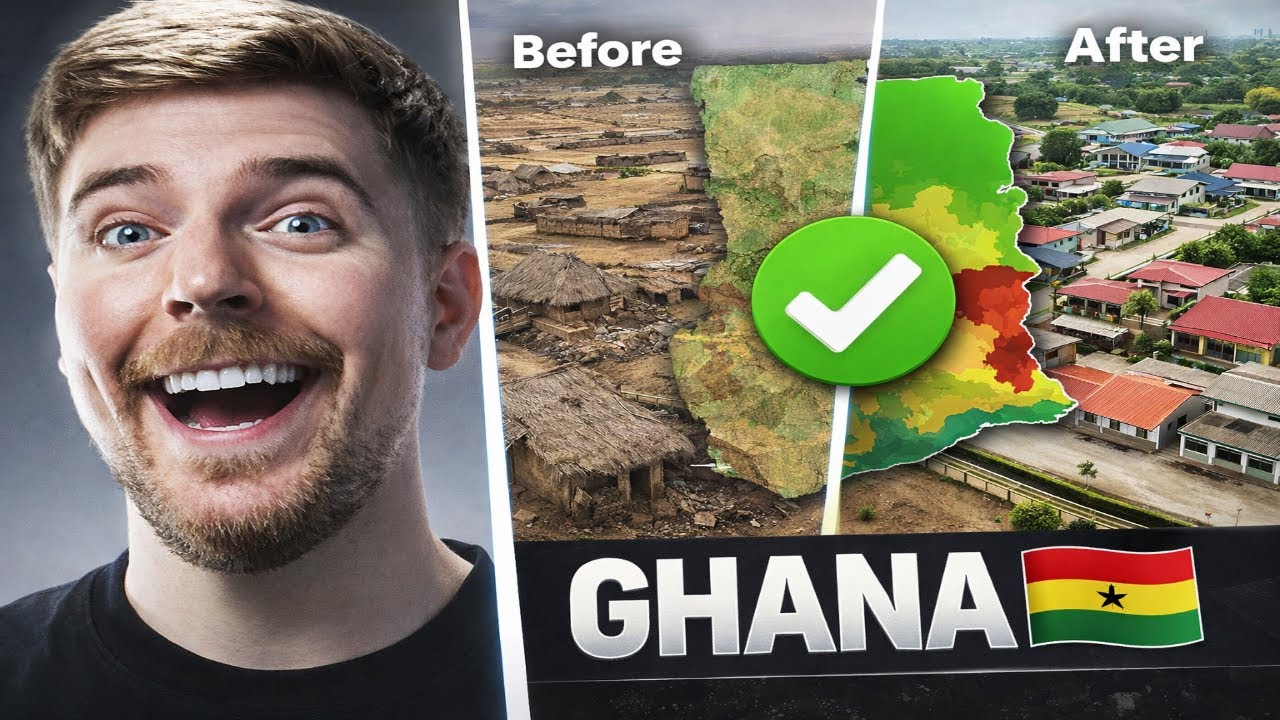 MrBeast Just Revealed His Ghana Village Plan and It's Insane