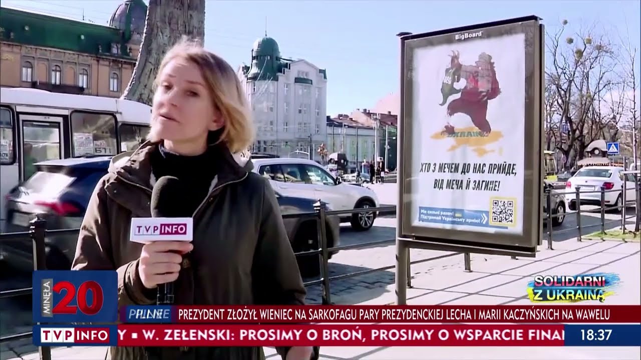 Ukraińcy stawiają dzielny opór rosyjskim agresorom. Relacja red. Arlety Bojke