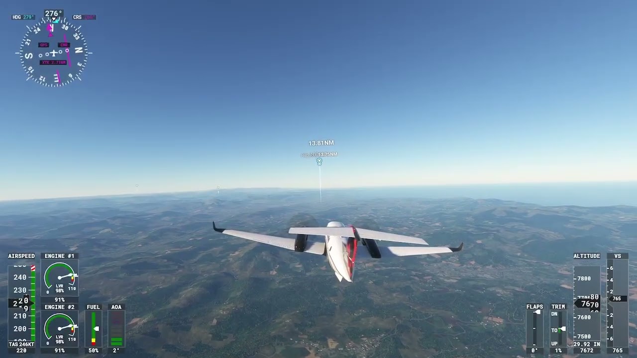 The European Vacation: San Sebastian to Madrid Spain Microsoft Flight Simulator