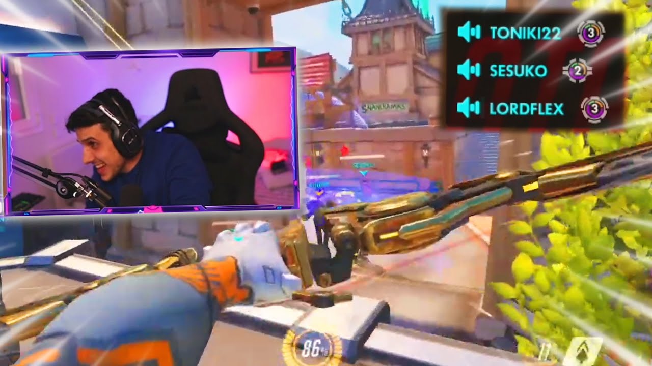 ME ENCUENTRO a ANGROD y SESUKO en una RANKED de OVERWATCH... | Toniki