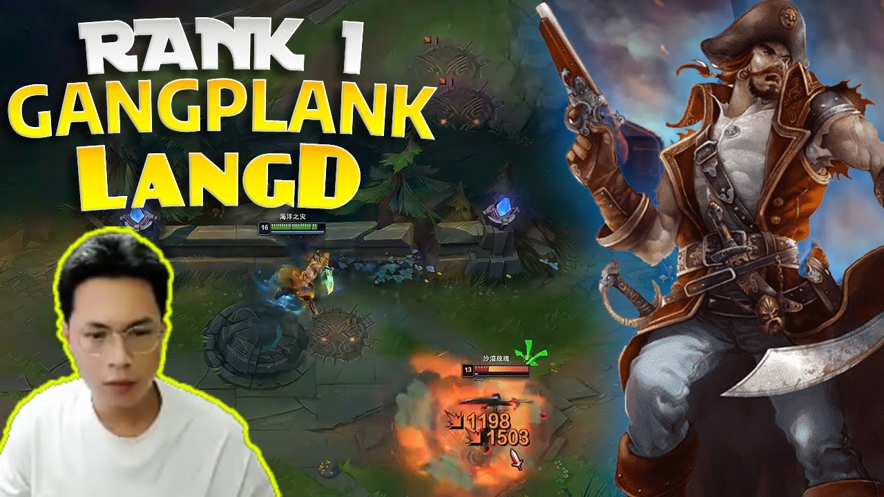🔴 LangD Gangplank vs Yorick - 20+ Kills - LangD Rank 1 Gangplank Guide