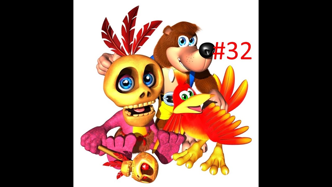 Let's Play Banjo Tooie HD part 32 Stomponadon WTF AHHHHH SPLAT LOL