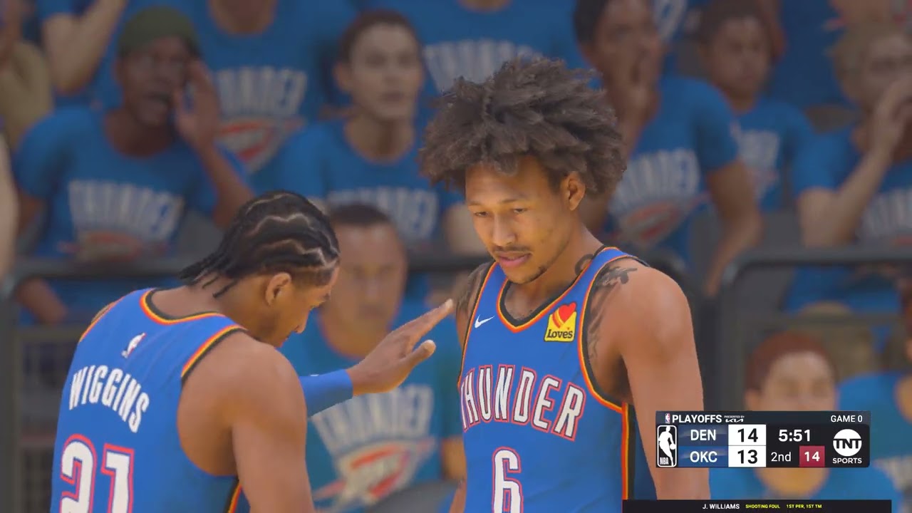 NBA 2K25 | Nuggets vs Thunder (Game 1) | 4K 60!