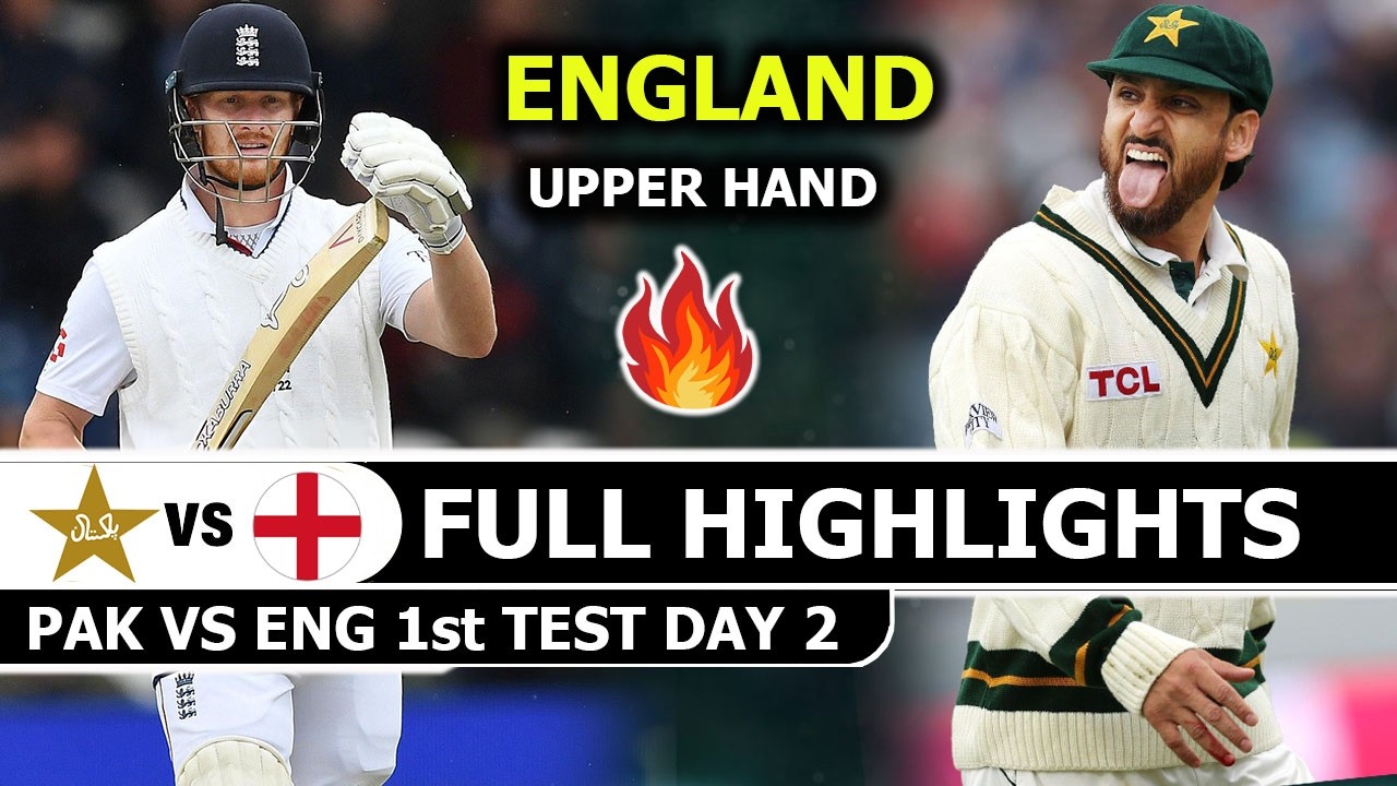 Pakistan vs England 1st Test Day 2 Match Full Highlights 2026 | PAK vs ENG