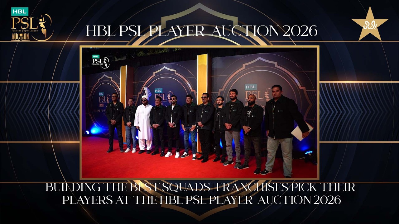 Building the best squads | Franchises pick their players at the HBL PSL Player  Auction 2026 | MX1T