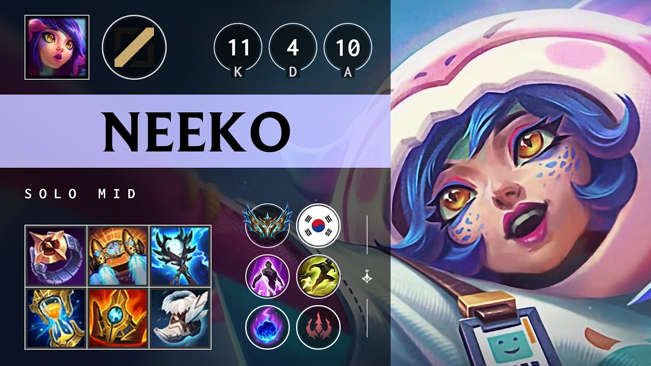 Neeko Mid vs Xerath: Dominating - KR Challenger Patch 25.S1.2