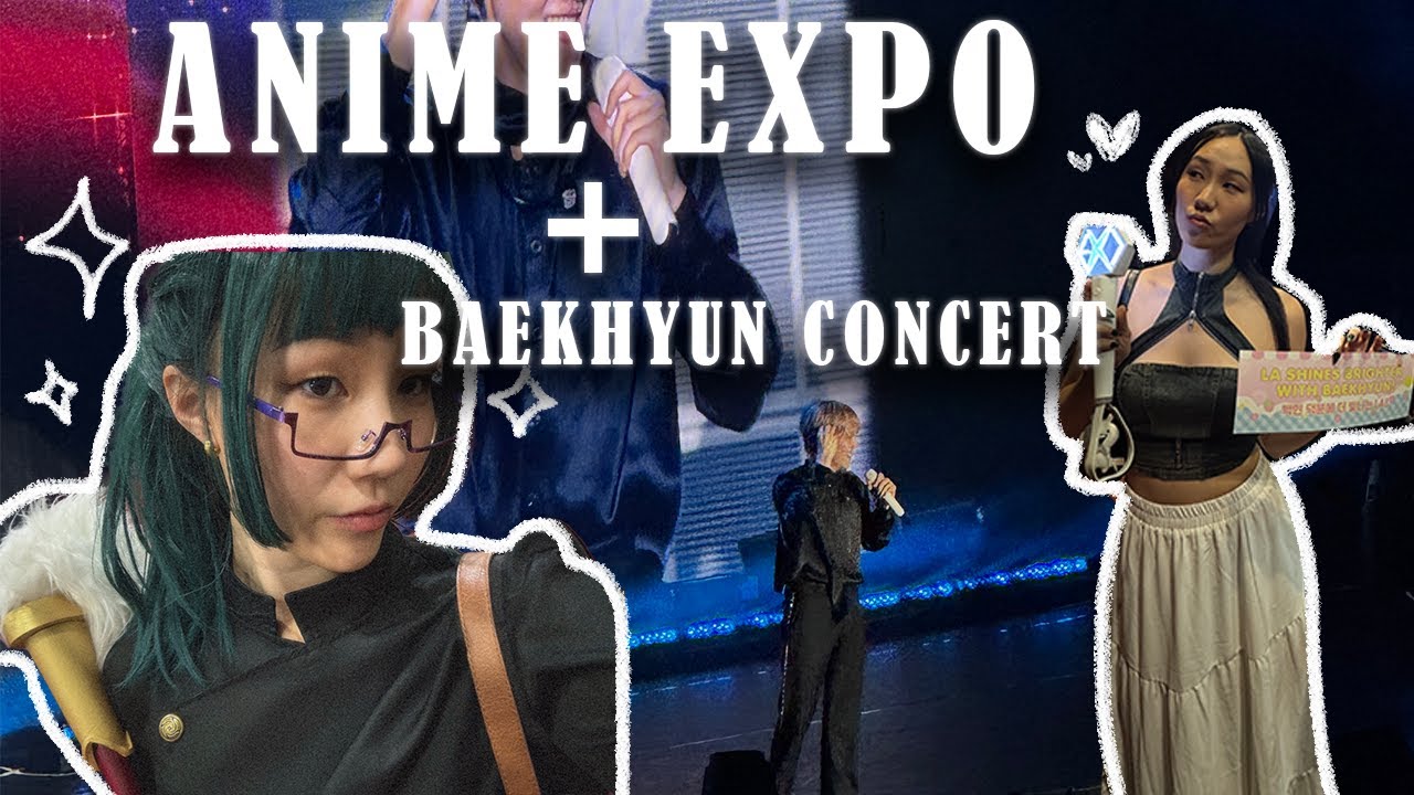 ANIME EXPO AND BAEKHYUN CONCERT IN ONE DAY???