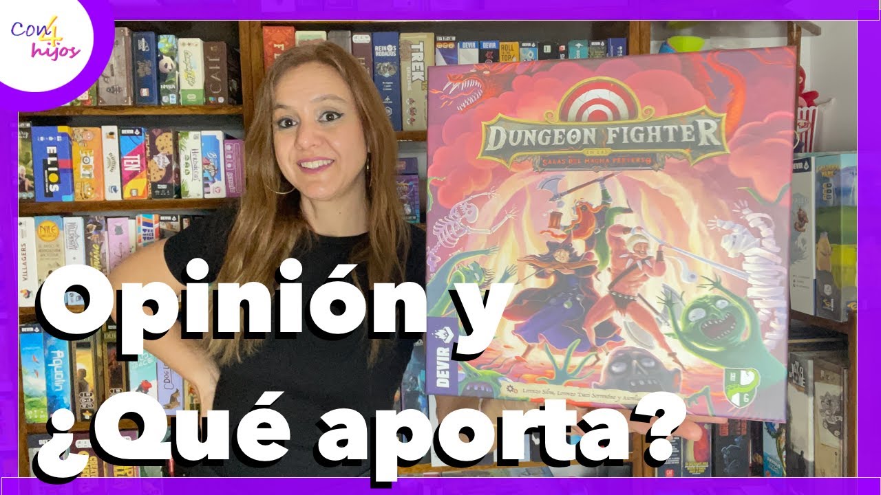 DUNGEON FIGHTER 🌋Salas del magma perverso 🌋 (Devir) Opinión y ¿Qué aporta? Expansión autojugable