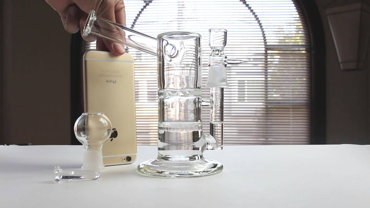 Mighty BEAST - Midnight in San Francisco 6 inch dual purpose dab and dry herb rig bubbler