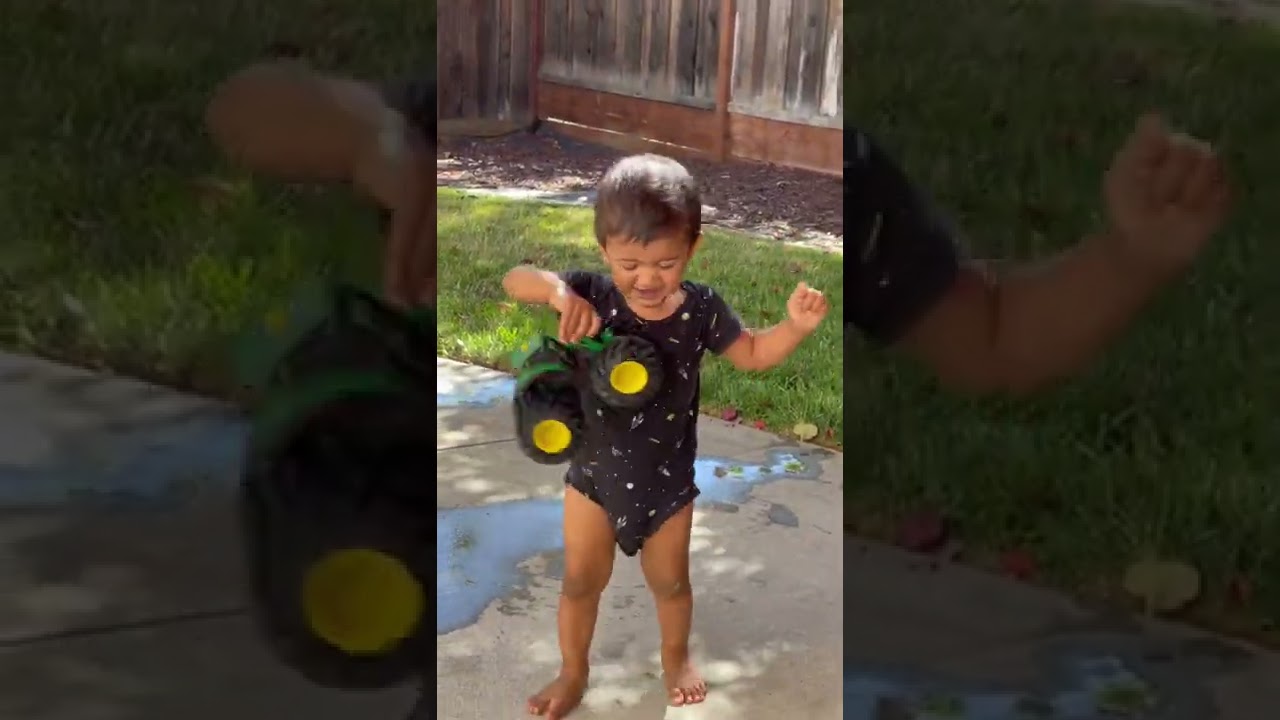Wildchild#dirt#tractor#backyard#playtime#funtime #littlebrother #playtime #baby #babywalking