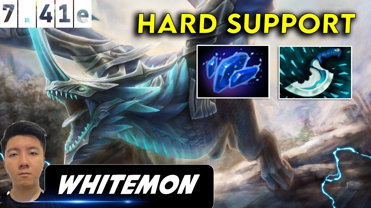 Whitemon Winter Wyvern Hard Support - Dota 2 Patch 7.41e Pro Player Full gameplay