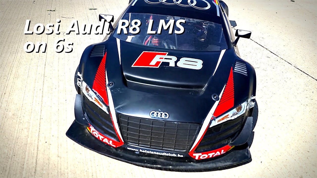 Losi® Audi R8 LMS on 6S LiPo Power