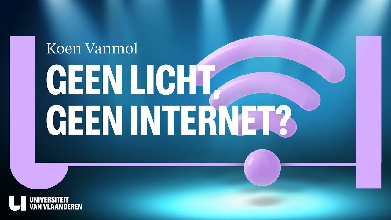 Waarom heb je licht nodig om het internet te doen werken?