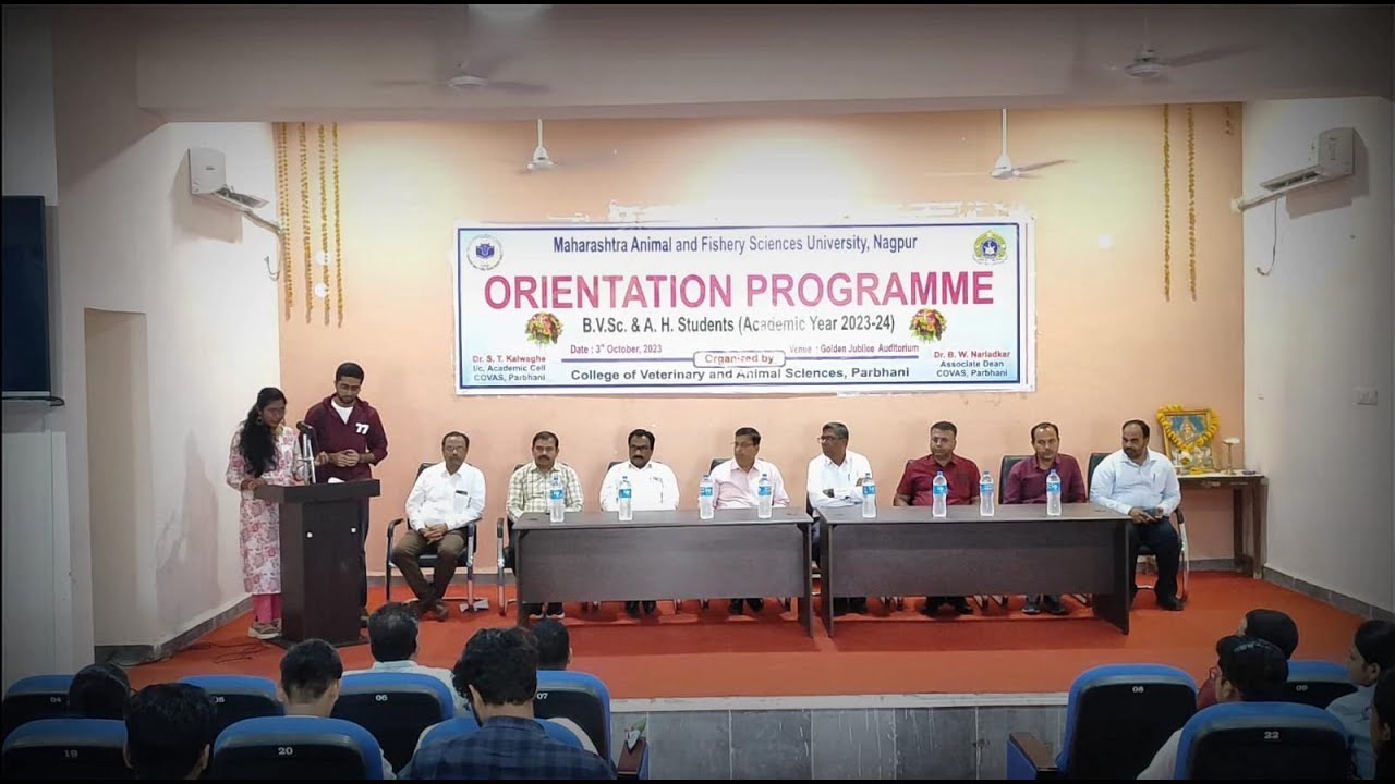 White Coat Ceremony & Guidance about Scope in Veterinary Science || IVSA Parbhani || COVAS Parbhani