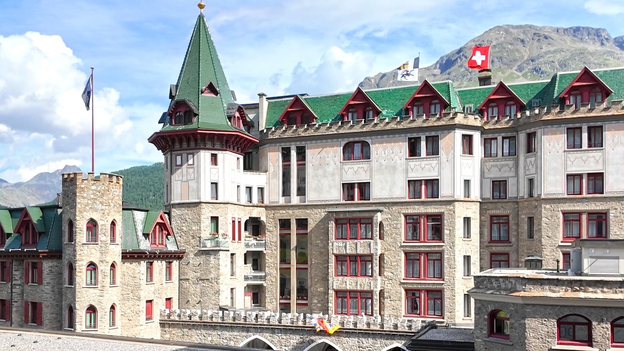St. Moritz summer walk 2025 ☀️ 4K walking tour 🇨🇭 Switzerland