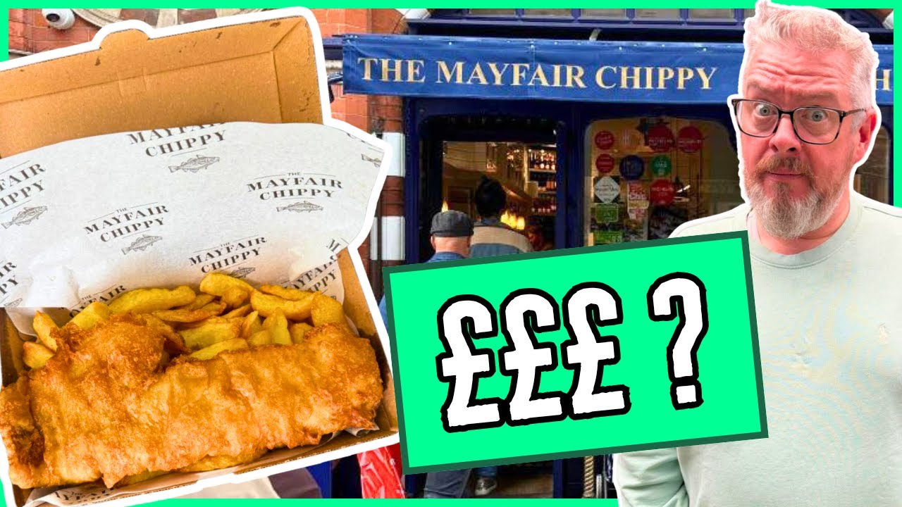 LONDON'S MOST EXPENSIVE FISH & CHIPS REVIEWED! HOW MUCH?