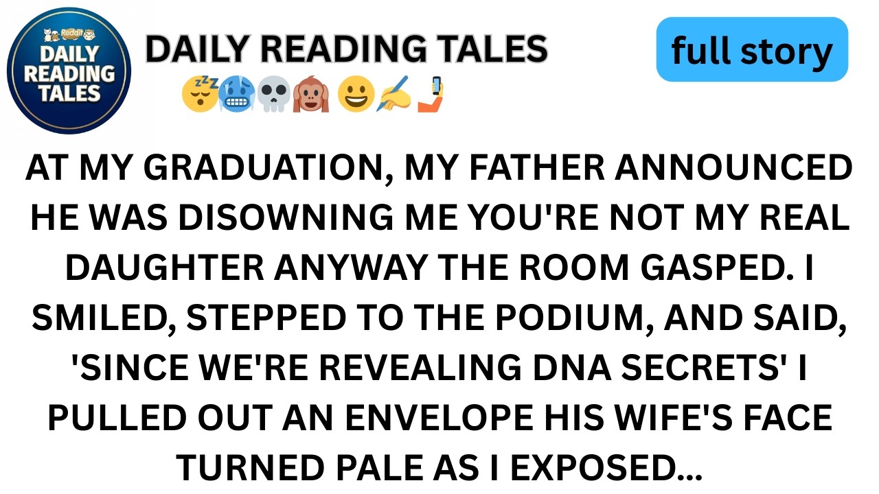 AT MY GRADUATION, MY FATHER ANNOUNCED HE WAS DISOWNING ME YOU'RE NOT MY...