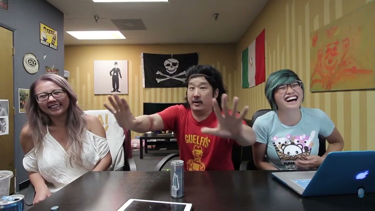 Man Throws A REAL Batarang At Cops! ft. Bobby Lee & Gina Darling(Re-Upload)