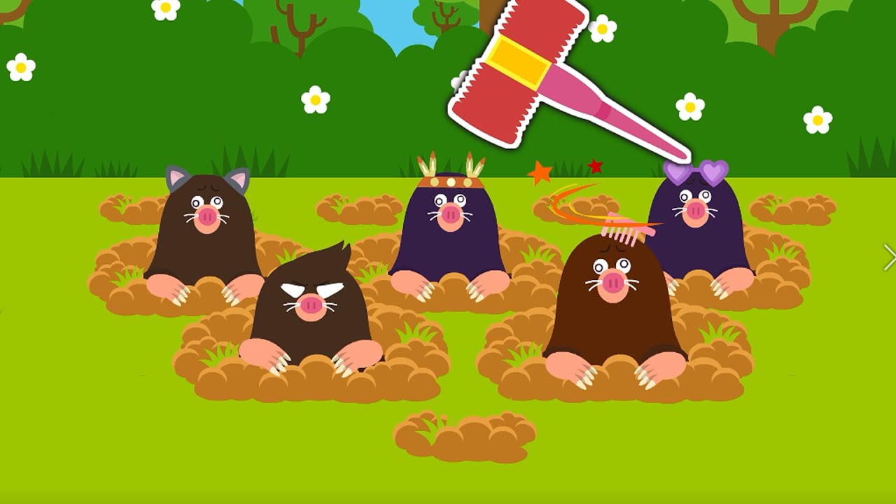 Animal Counting Game | Learn Numbers 1 to 10 | Whack a Mole | Kids Playtime ★ TidiKids