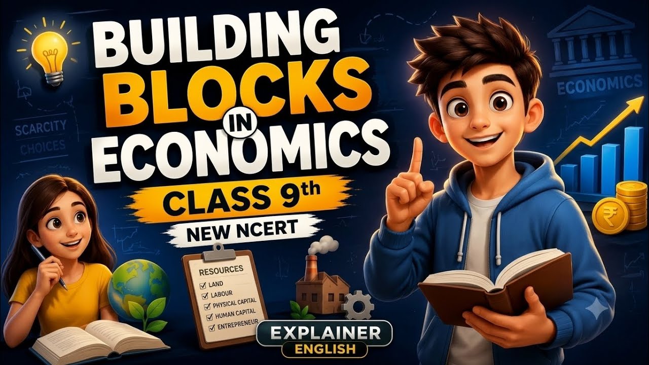 Building blocks in economics|Class 9|New Ncert| Explainer English|Explainer Classroom|#New #ncert 