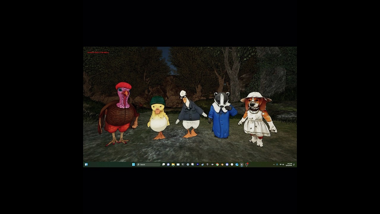 Meshy to Unreal Engine for a barnyard take on Sherlock Holmes