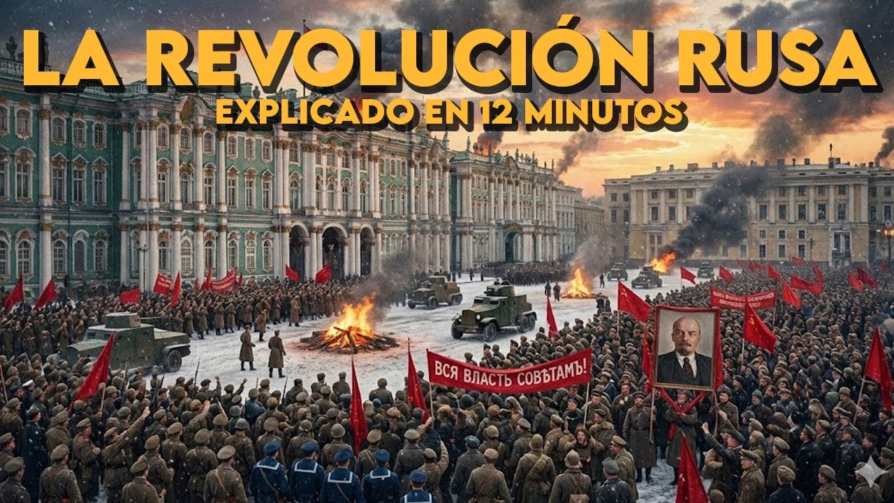 La REVOLUCION RUSA en 12 MINUTOS (ft. El Mapa de Sebas)