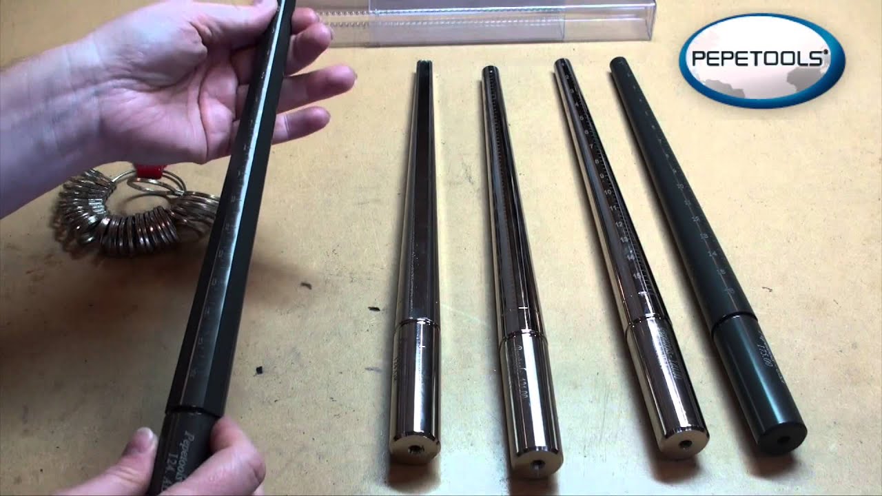 Pepetools Precision Calibrated Ring Mandrels | Aluminum, Steel, Round, Square, Grooved, and Plain!