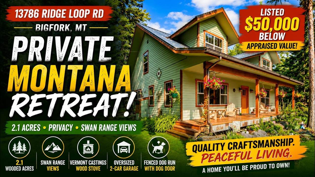 13786 Ridge Loop Rd || Bigfork, MT || Listed by Sarah Meehan