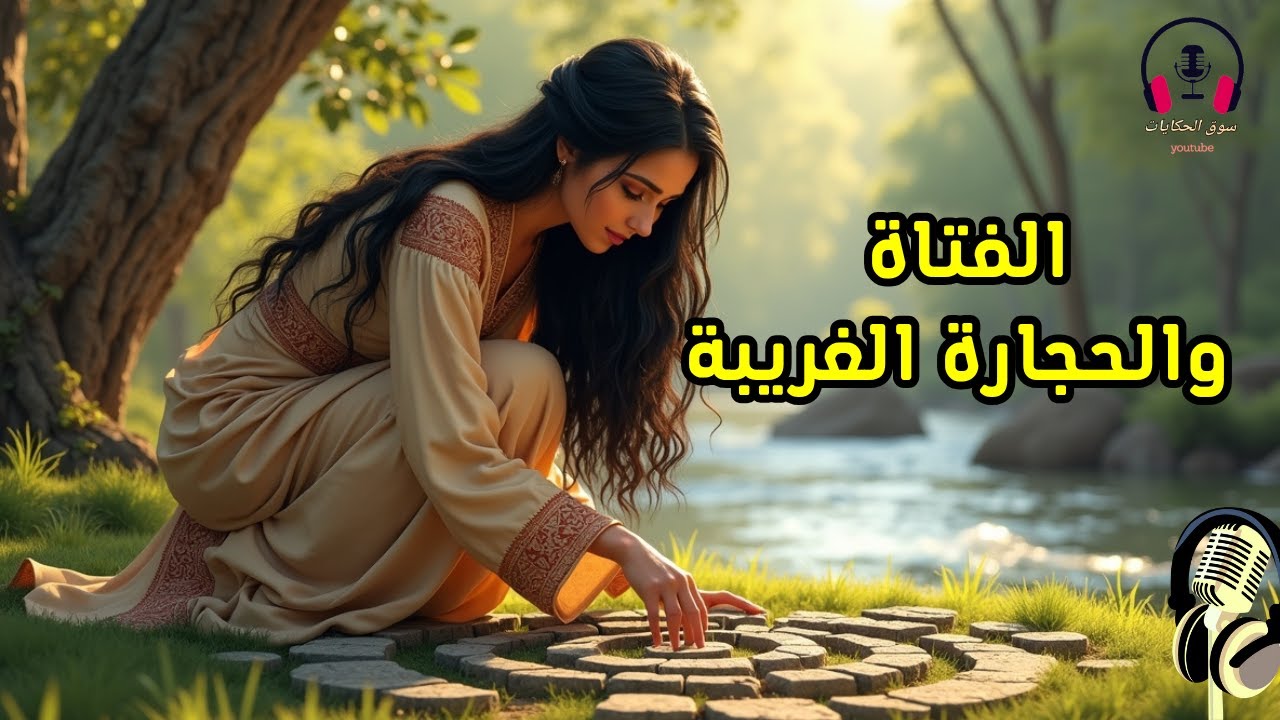 قصة الفتاة والحجارة الغريبة، من القصص المشوقة قبل النوم، ضع السماعات واستمع، سوق الحكايات والقصص