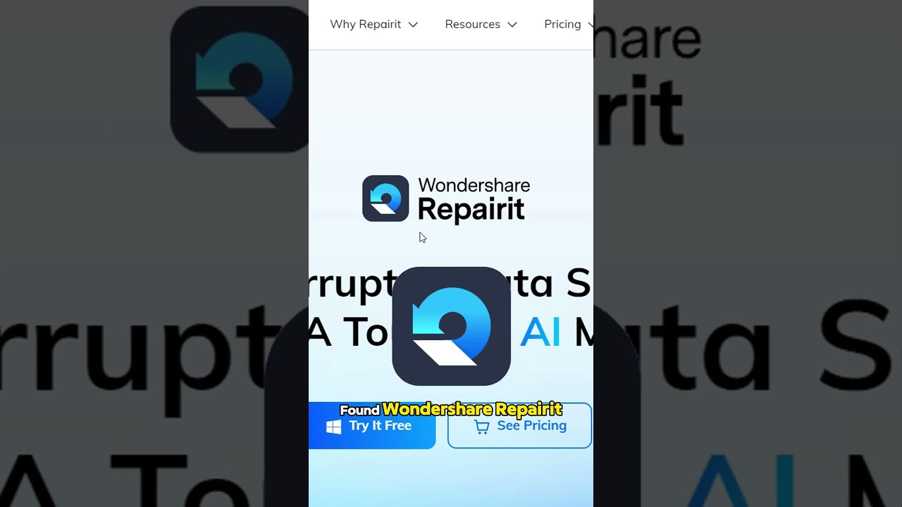 Video Won&rsquo;t Open Before Client Deadline 😱 Fix It Fast! |  #repairit #datarescue#restoredata