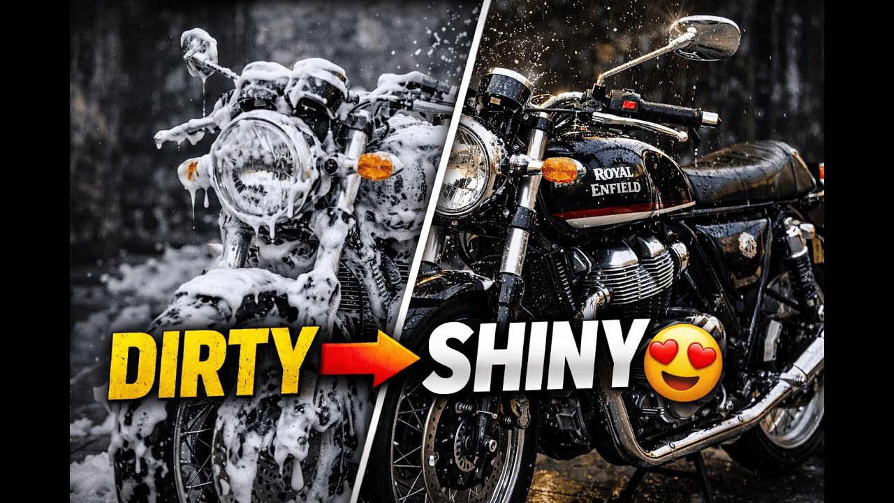 GT 650 Full Wash & Clean | Satisfying Bike Cleaning